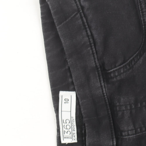 Marks and Spencer Women Black Bootcut Jeans Size 10 Stretch Denim
