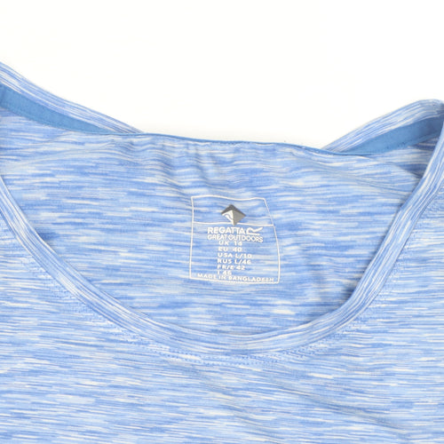 Regatta Women's Blue Short Sleeve Active T-Shirt Size 10