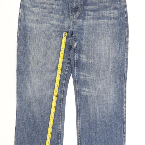 Blue Harbour Men's Blue Straight Jeans 40in Waist Classic Denim