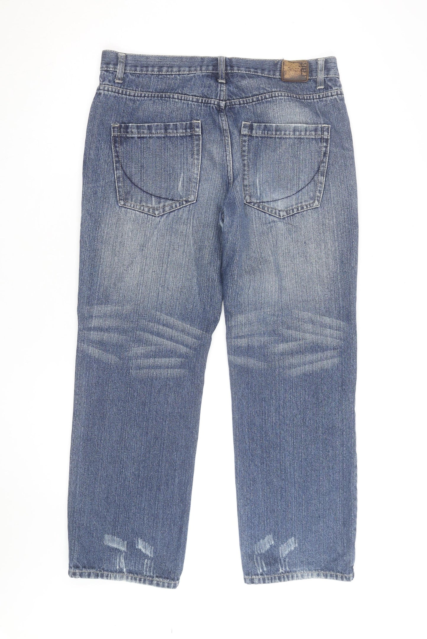 Blue Harbour Men's Blue Straight Jeans 40in Waist Classic Denim
