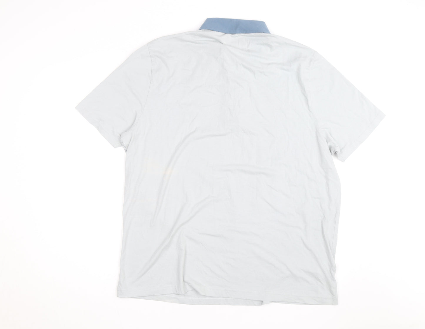 Original Penguin Men's Blue Classic Fit 2XL Cotton Polo Shirt