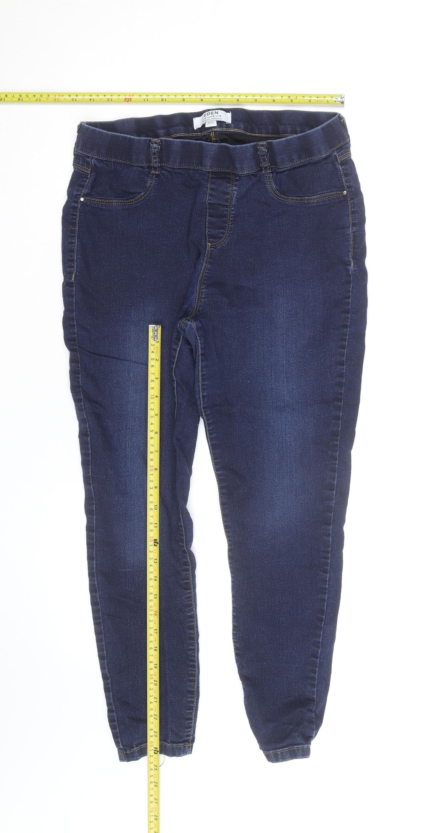 Dorothy Perkins Women's Blue Size 14 Eden Slim Jegging Jeans