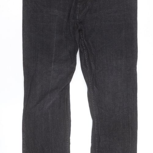 Denim & Co Men's Black Straight Fit Jeans W34 L30
