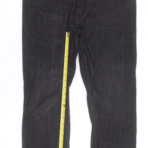 Denim & Co Men's Black Straight Fit Jeans W34 L30