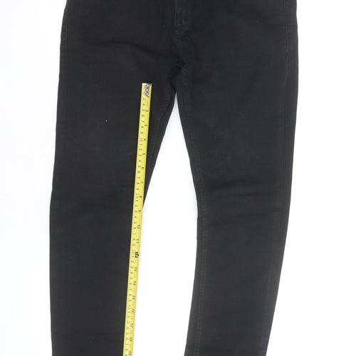 Peacocks Women's Black Skinny Jeggings Size 30R Stretch Denim
