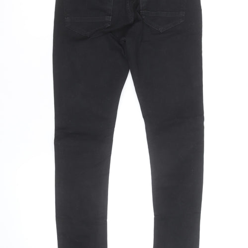 Peacocks Women's Black Skinny Jeggings Size 30R Stretch Denim