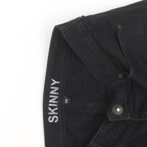 Peacocks Women's Black Skinny Jeggings Size 30R Stretch Denim