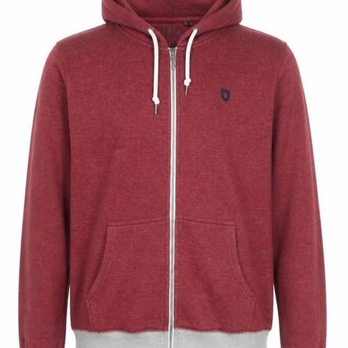Unsung Hero Men's Red Full Zip Hoodie XXL Cotton Fleece