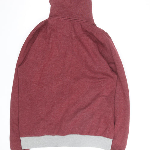 Unsung Hero Men's Red Full Zip Hoodie XXL Cotton Fleece