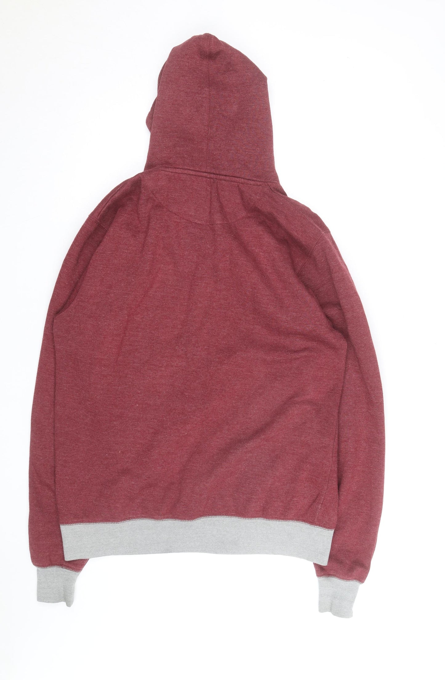 Unsung Hero Men's Red Full Zip Hoodie XXL Cotton Fleece