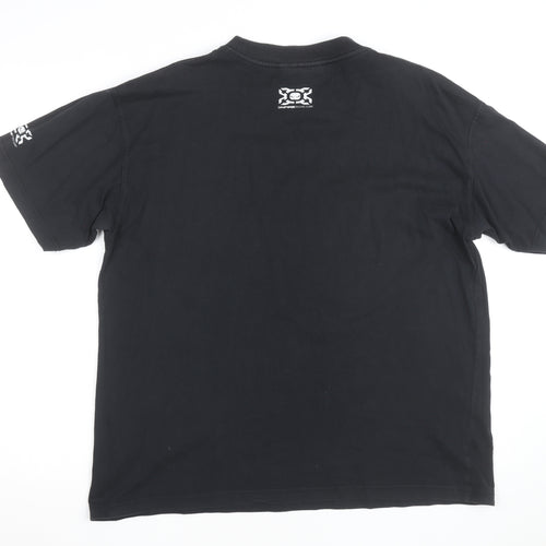 Onfire Racing Corp Black Men's Graphic Short Sleeve T-Shirt Size M