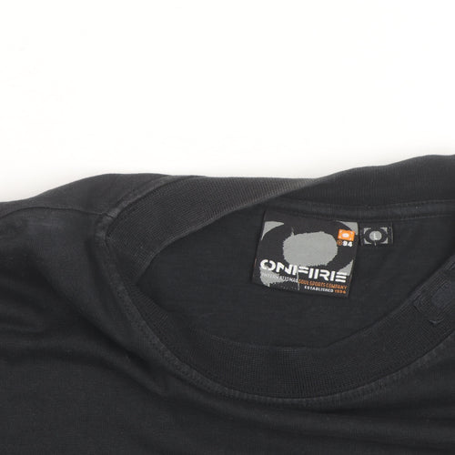 Onfire Racing Corp Black Men's Graphic Short Sleeve T-Shirt Size M