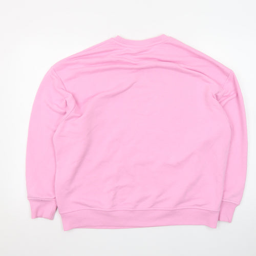 SmileyWorld Women's Pink Pullover Sweatshirt XS - Find Your Inner Smile
