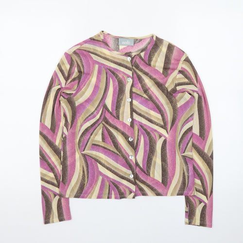 Wallis Women’s Multicoloured Size 12 Button-Up Long Sleeve Top