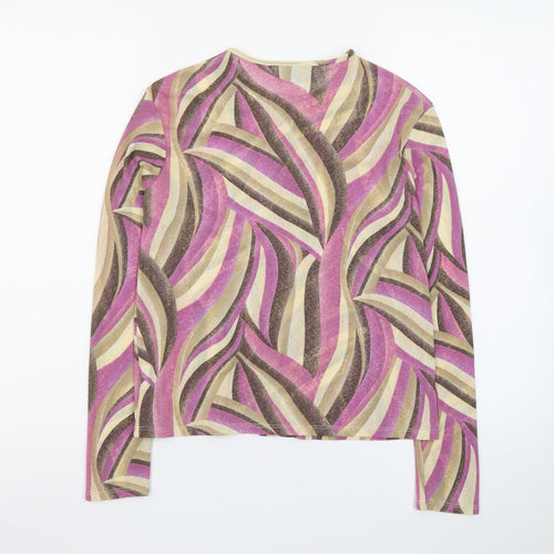 Wallis Women’s Multicoloured Size 12 Button-Up Long Sleeve Top