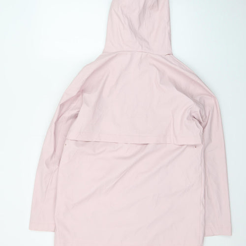 Marks and Spencer Women’s Pink Hooded Waterproof Rain Coat Size 10
