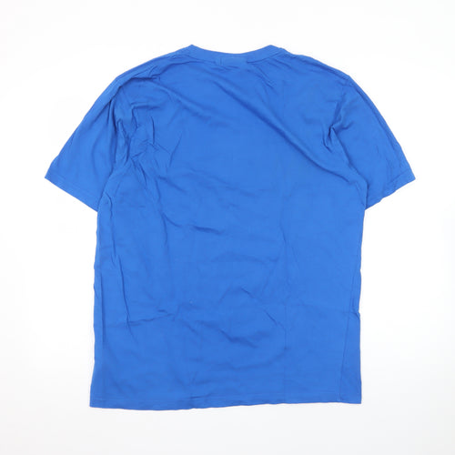 Peter Storm Men's Blue Funny Cycling Graphic T-Shirt Size L