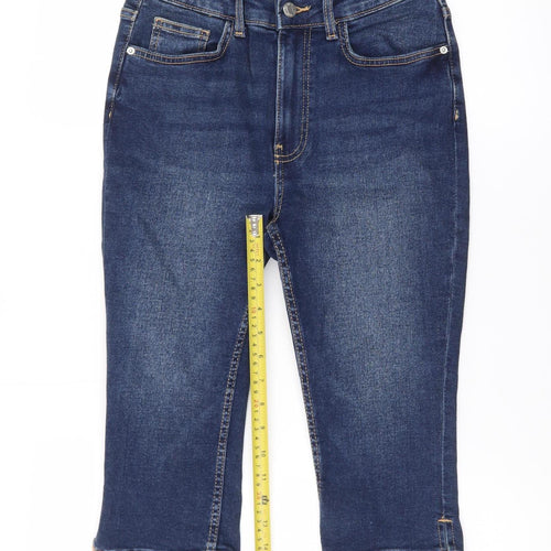 Denim Co Womens Blue Denim Bermuda Shorts Size 10 UK 5-Pocket Design