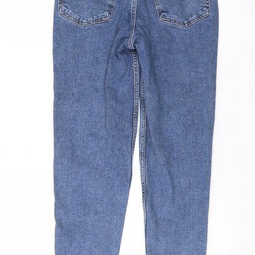 Primark Women Blue Size 8 High Rise Mom Jeans Denim Co