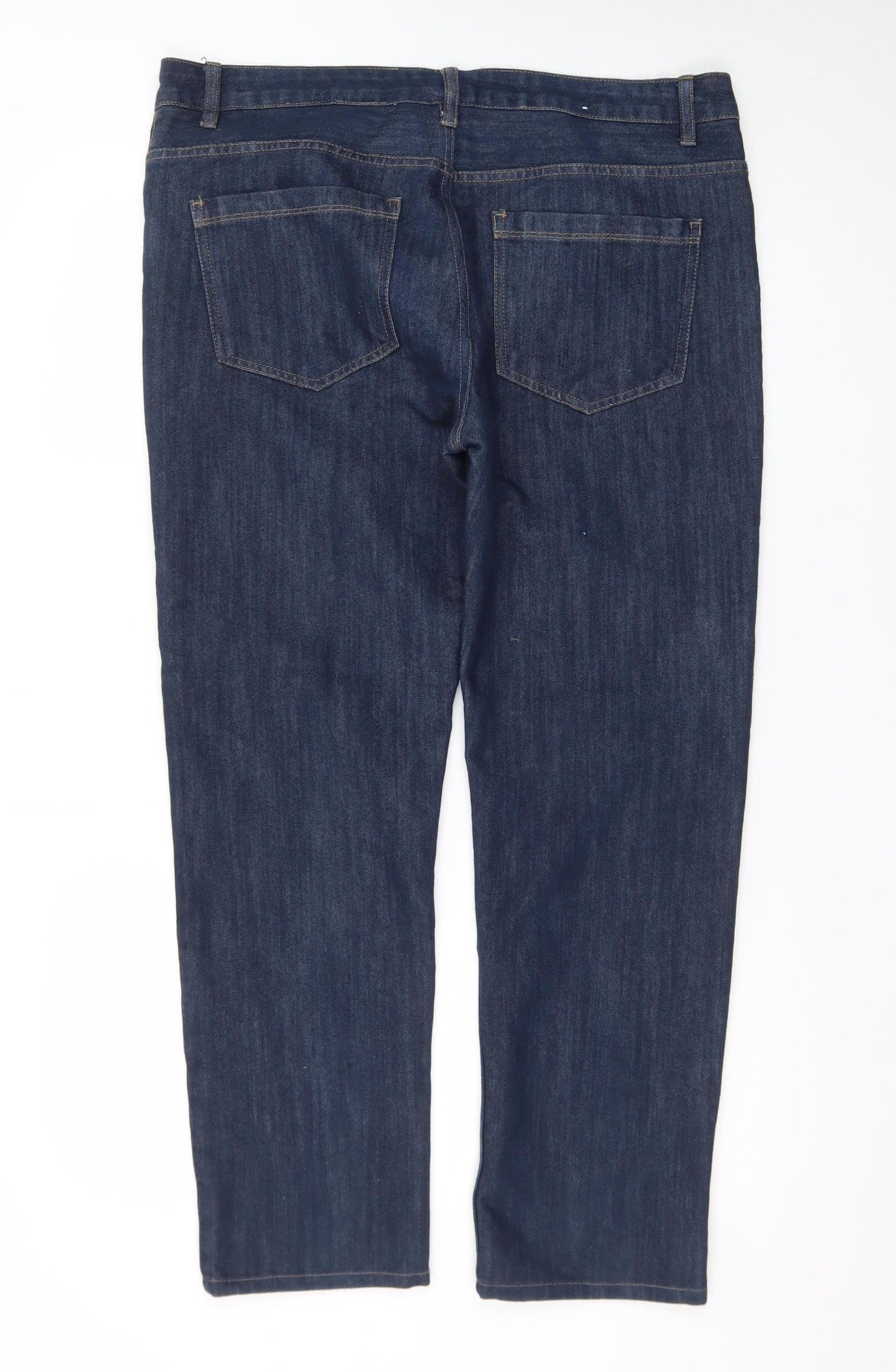 Denim Co. Women’s Blue Slim Fit Straight Jeans W36 L32