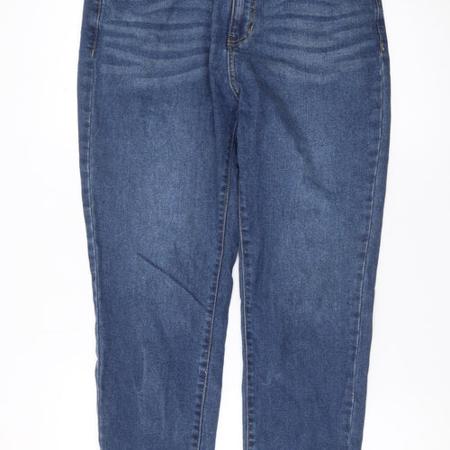Tu Women’s Blue Relaxed Fit Mid Rise Boyfriend Jeans Size 12