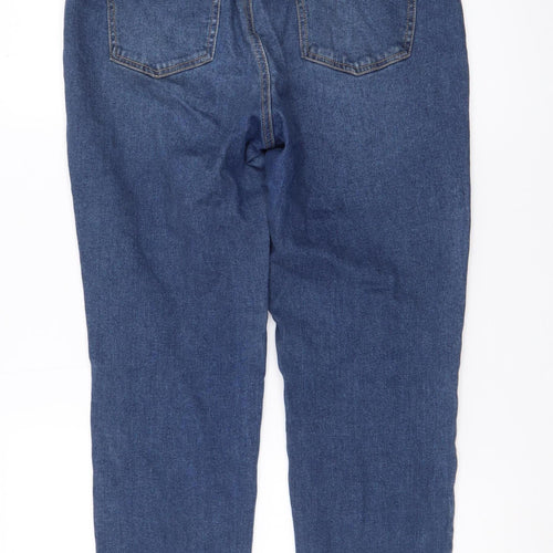 Tu Women’s Blue Relaxed Fit Mid Rise Boyfriend Jeans Size 12