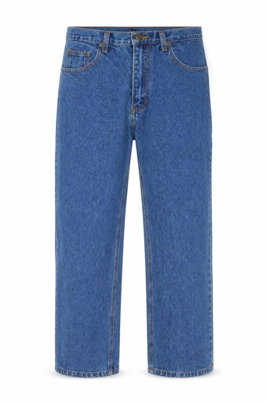 Jac Mens Blue Straight Leg Denim Jeans W32 L31 Regular Fit