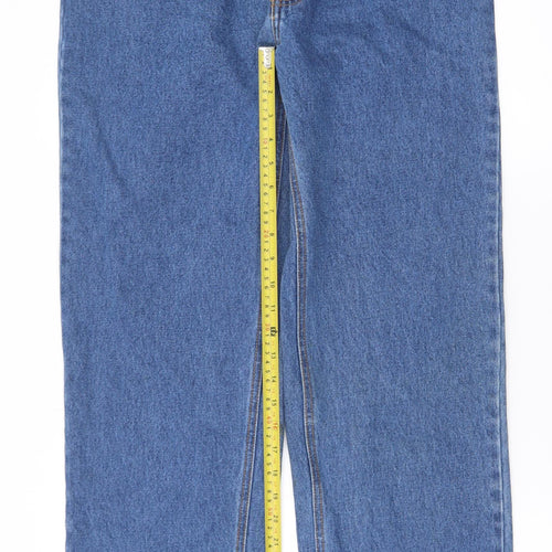Jac Mens Blue Straight Leg Denim Jeans W32 L31 Regular Fit