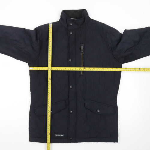 Trespass Men's Black Quilted Mid-Length Jacket XXS
