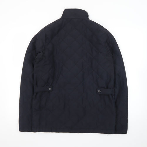Trespass Men's Black Quilted Mid-Length Jacket XXS