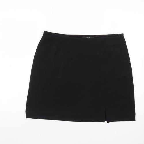 Next Women's Black Size 16 Pencil Skirt Stretch Knee Length
