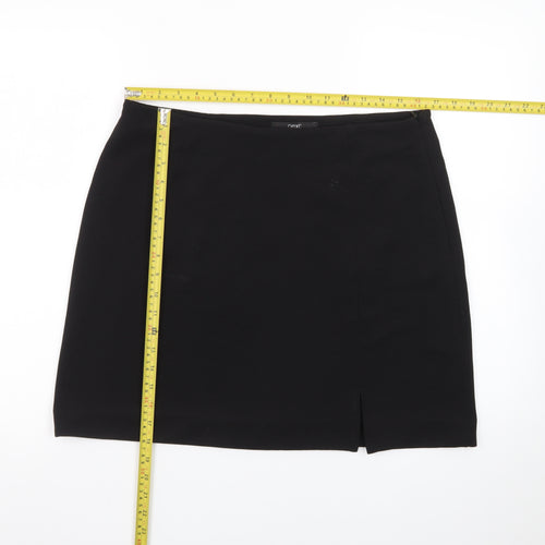 Next Women's Black Size 16 Pencil Skirt Stretch Knee Length