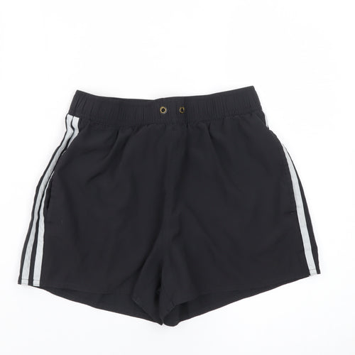 Adidas Women's Black Sports Shorts Size S Polyester Primegreen