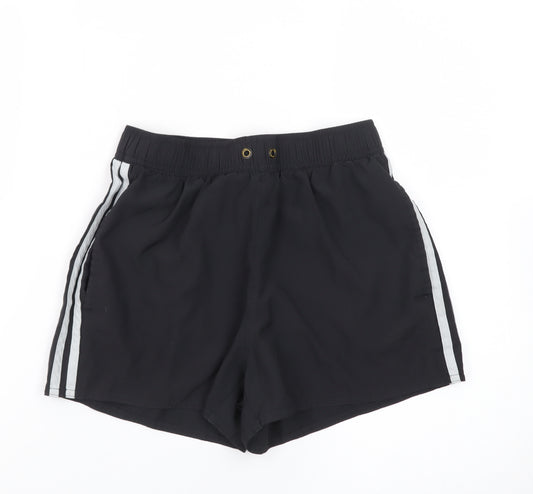 Adidas Women's Black Sports Shorts Size S Polyester Primegreen