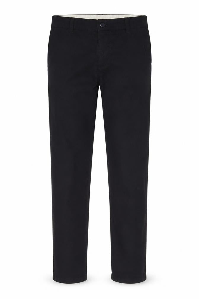 Zara Man Black Cotton Chino Trousers Mens 32 Regular Fit
