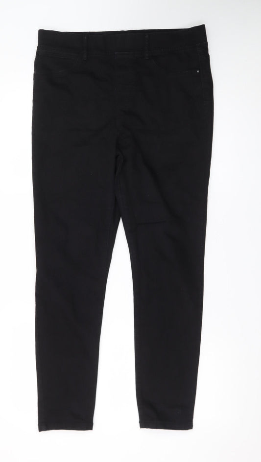 Pep&Co Women’s Black Size 14 Skinny Jeans Stretch Denim
