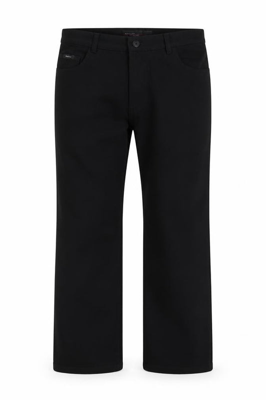 D2@D-Lux Men's Black Regular Fit Straight Jeans 32R