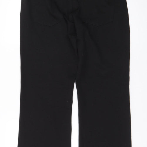 D2@D-Lux Men's Black Regular Fit Straight Jeans 32R
