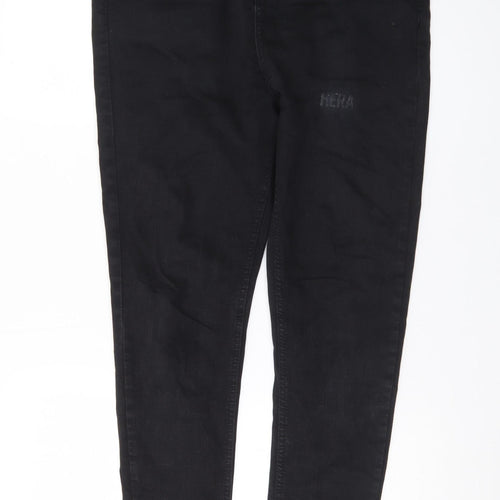HERA Men’s Black 34S Slim Fit Skinny Jeans Denim Stretch