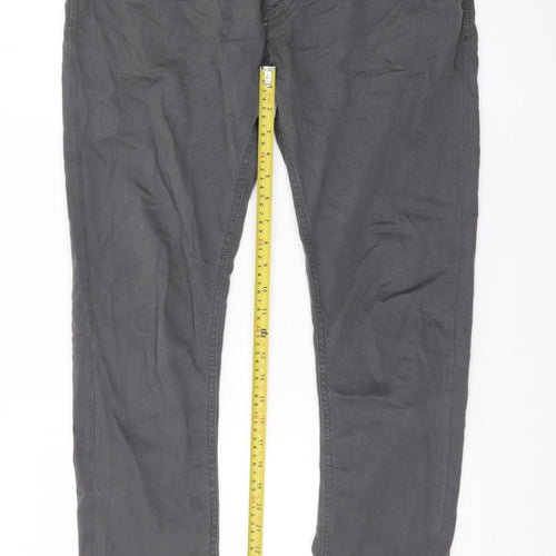 Zara Man Grey Slim Fit Jeans Mens 32in Waist Straight Leg