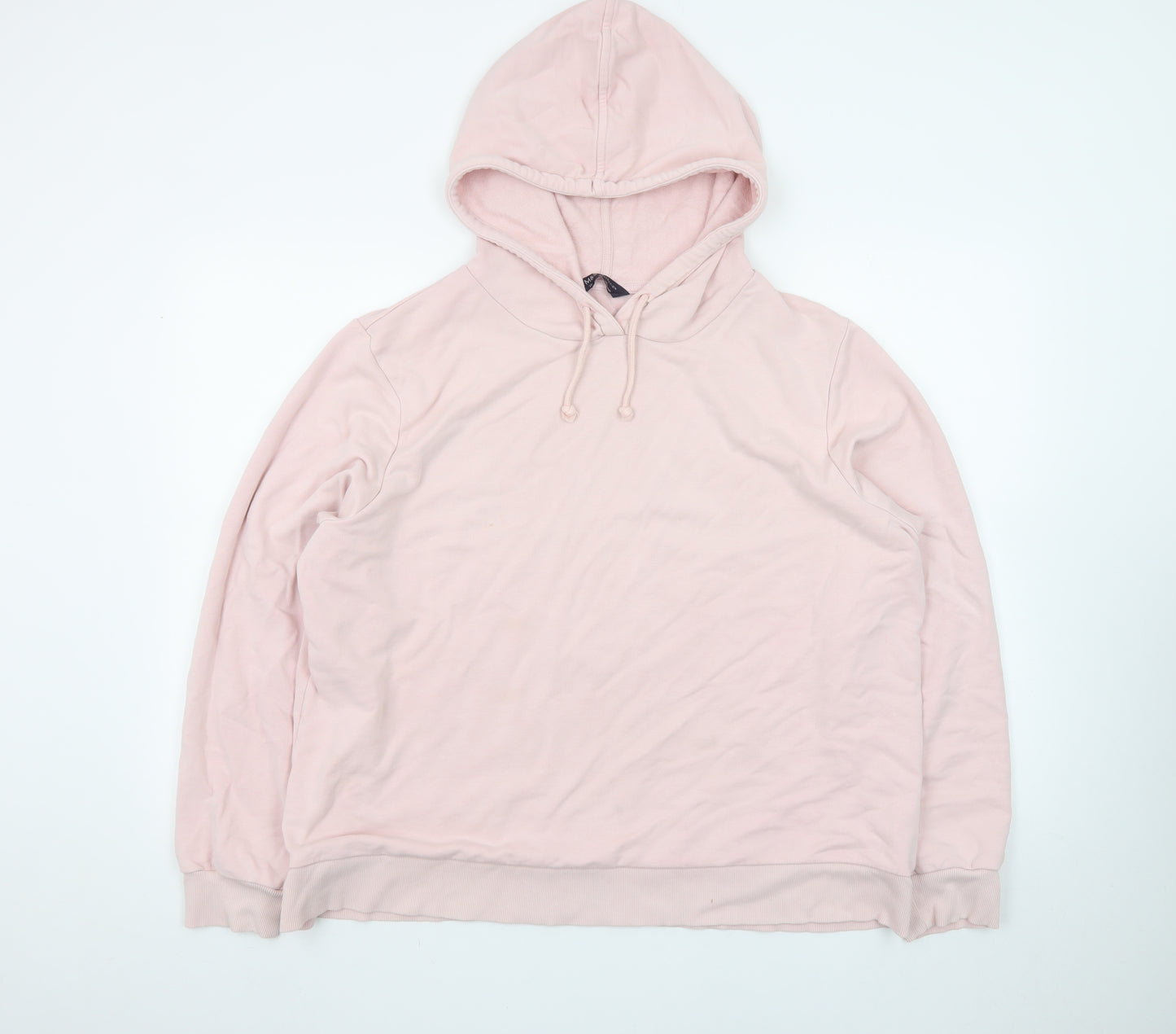 Marks and Spencer Womens Powder Pink Pullover Hoodie Size 20