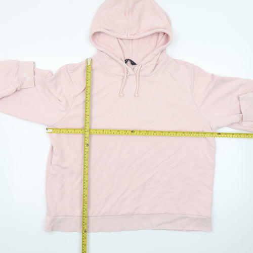 Marks and Spencer Womens Powder Pink Pullover Hoodie Size 20