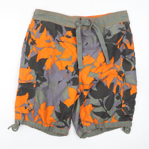 Burton Men Multicoloured L Board Shorts Polyester Swimwear