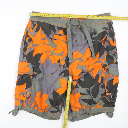 Burton Men Multicoloured L Board Shorts Polyester Swimwear