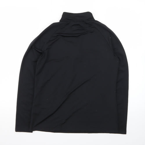 Supremacy Men's Black Small 1/2 Zip Track Jacket Activewear Top