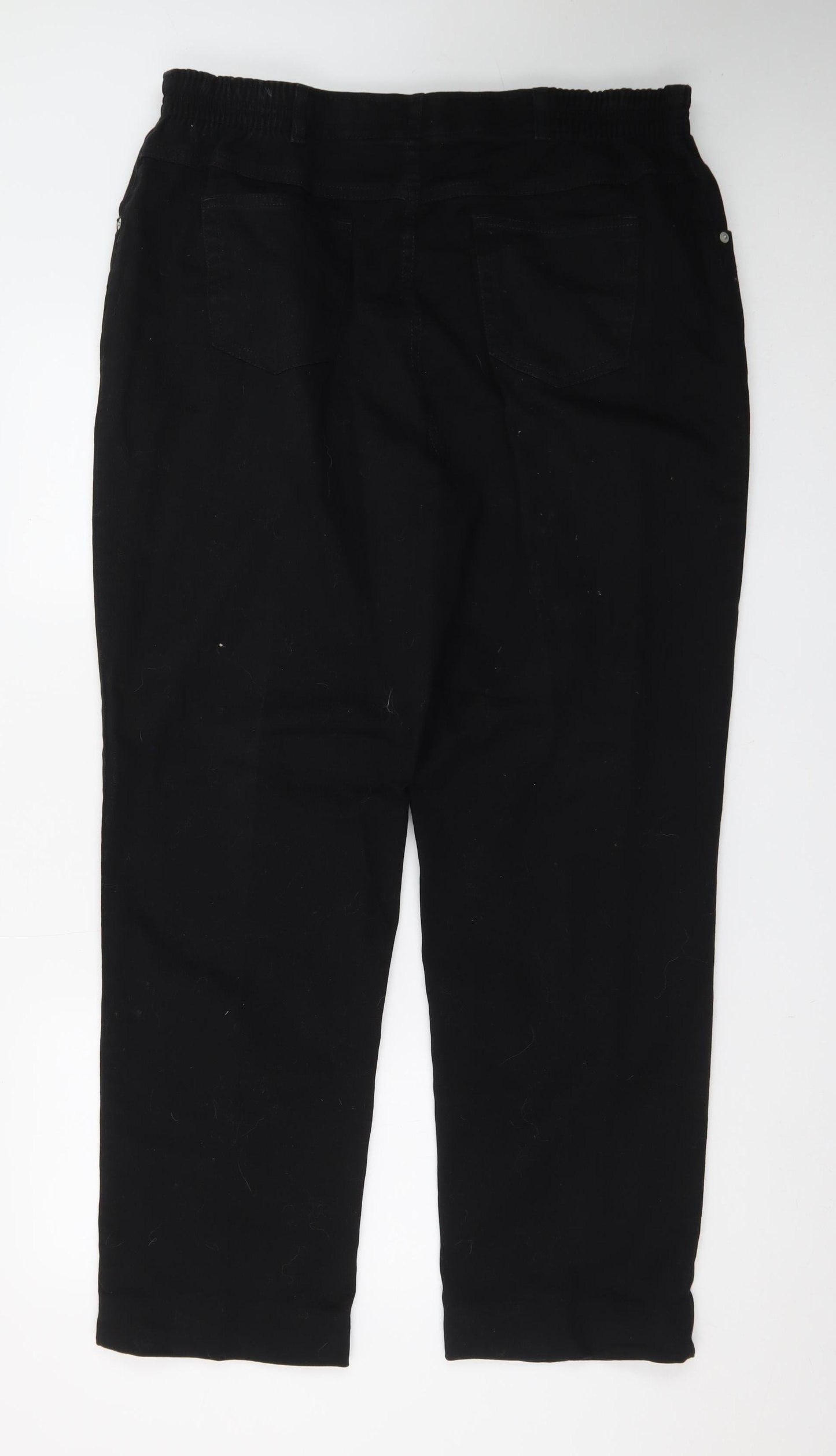 Marks and Spencer Women’s Black Straight Jeans Size 20 Long