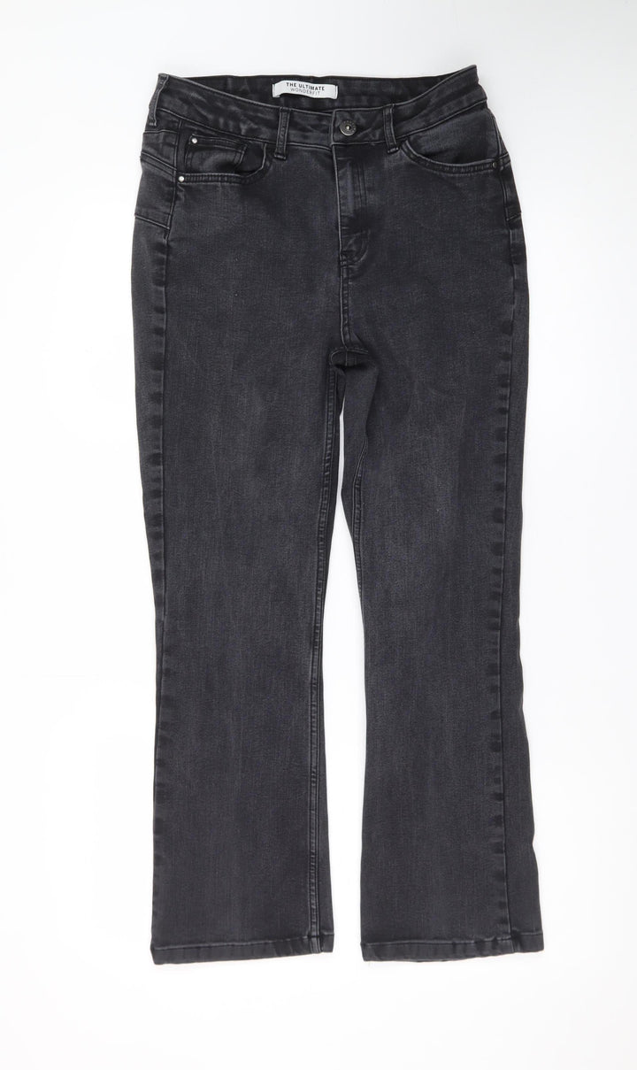 George Women’s Black Straight Leg Stretch Jeans Size 12