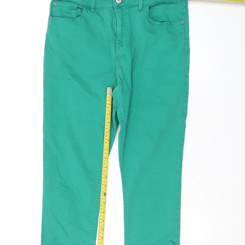 Marks and Spencer Womens Green Skinny Jeans Size 12