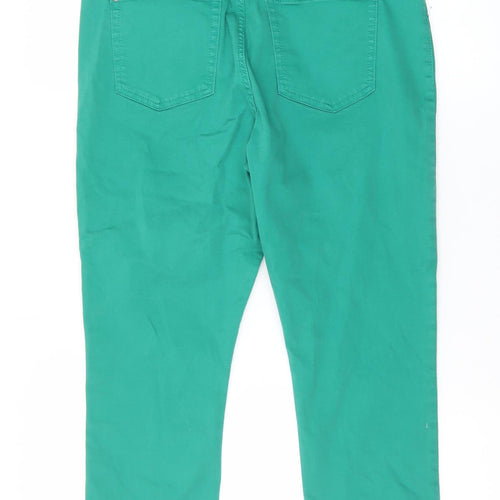 Marks and Spencer Womens Green Skinny Jeans Size 12