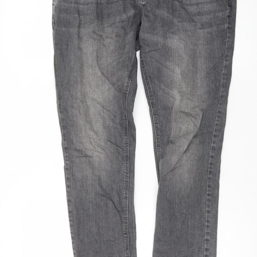 Next Men's Grey Regular Fit Stretch Denim Jeans Size 32W 31L